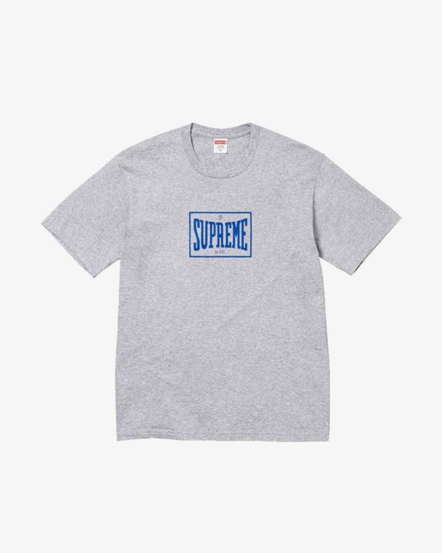 Secret Sneaker Store Online Supreme Fw23 Warm Up Heather Grey Tee (New) | Streetwear