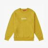Secret Sneaker Store Online Supreme Fw18 Box Logo Crewneck Mustard - | Streetwear