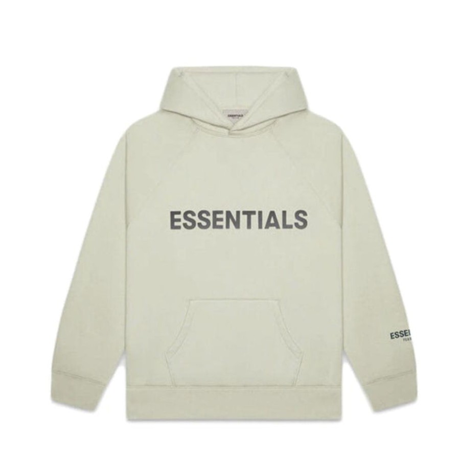Secret Sneaker Store Online Fog Essentials Ss20 Silcon Applique Logo Sage Hoodie (New) - | Hoodies