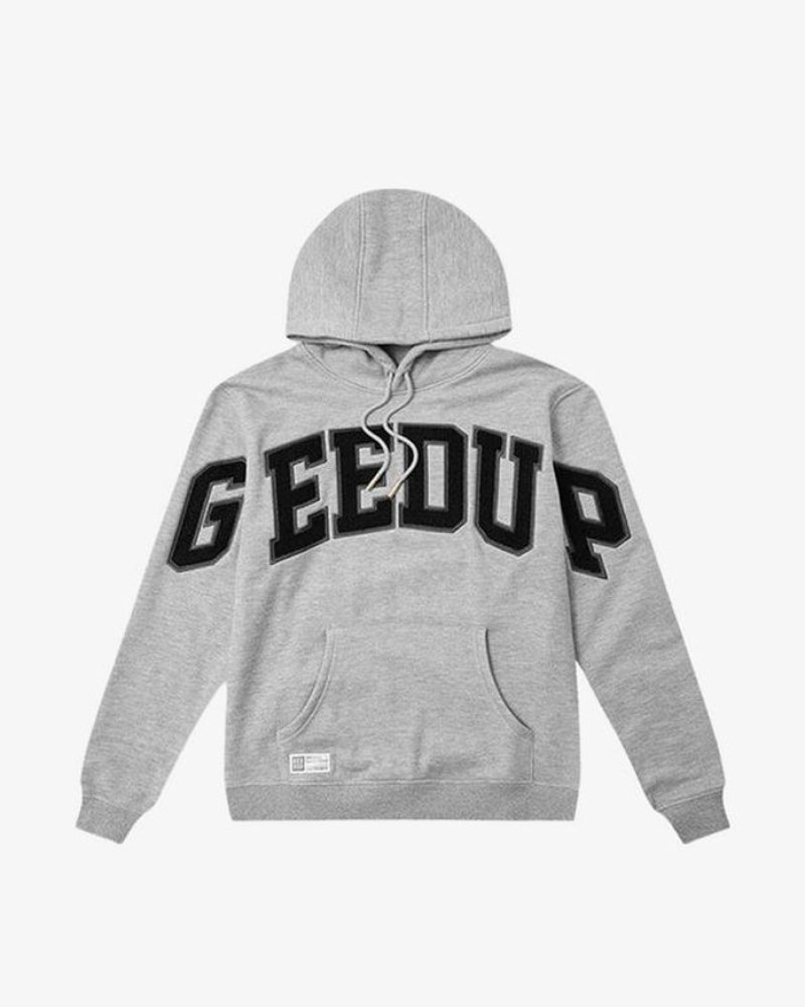 Secret Sneaker Store Online Geedup Team Logo Hoodie Grey Marle Black (New) (New) | Streetwear
