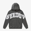 Secret Sneaker Store Online Geedup Team Logo Hoodie Asphalt Grey | Streetwear