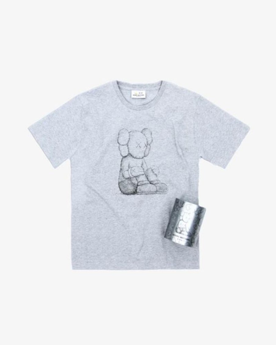 Secret Sneaker Store Online Kaws Seeing/Watching Companion Canned Grey Tee | Streetwear