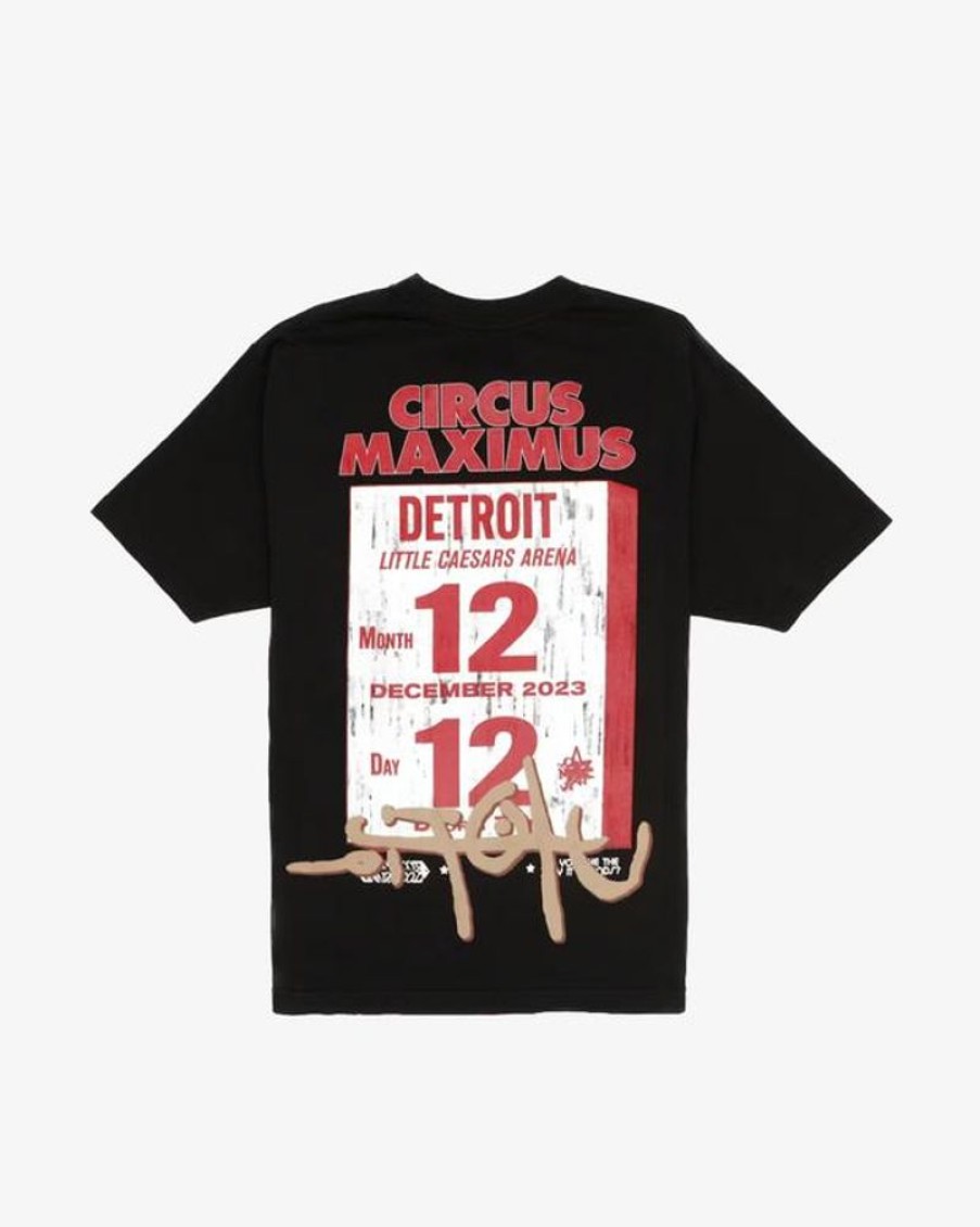 Secret Sneaker Store Online Travis Scott Utopia Is In Detroit Tee Black | Streetwear
