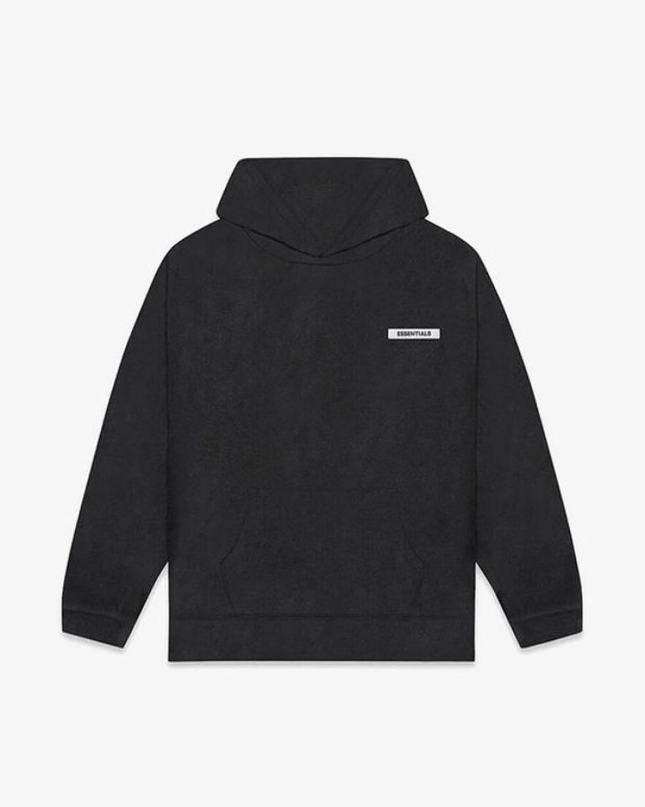 Secret Sneaker Store Online Fog Essentials Fw20 Black Polar Fleece Hoodie (New) | Streetwear