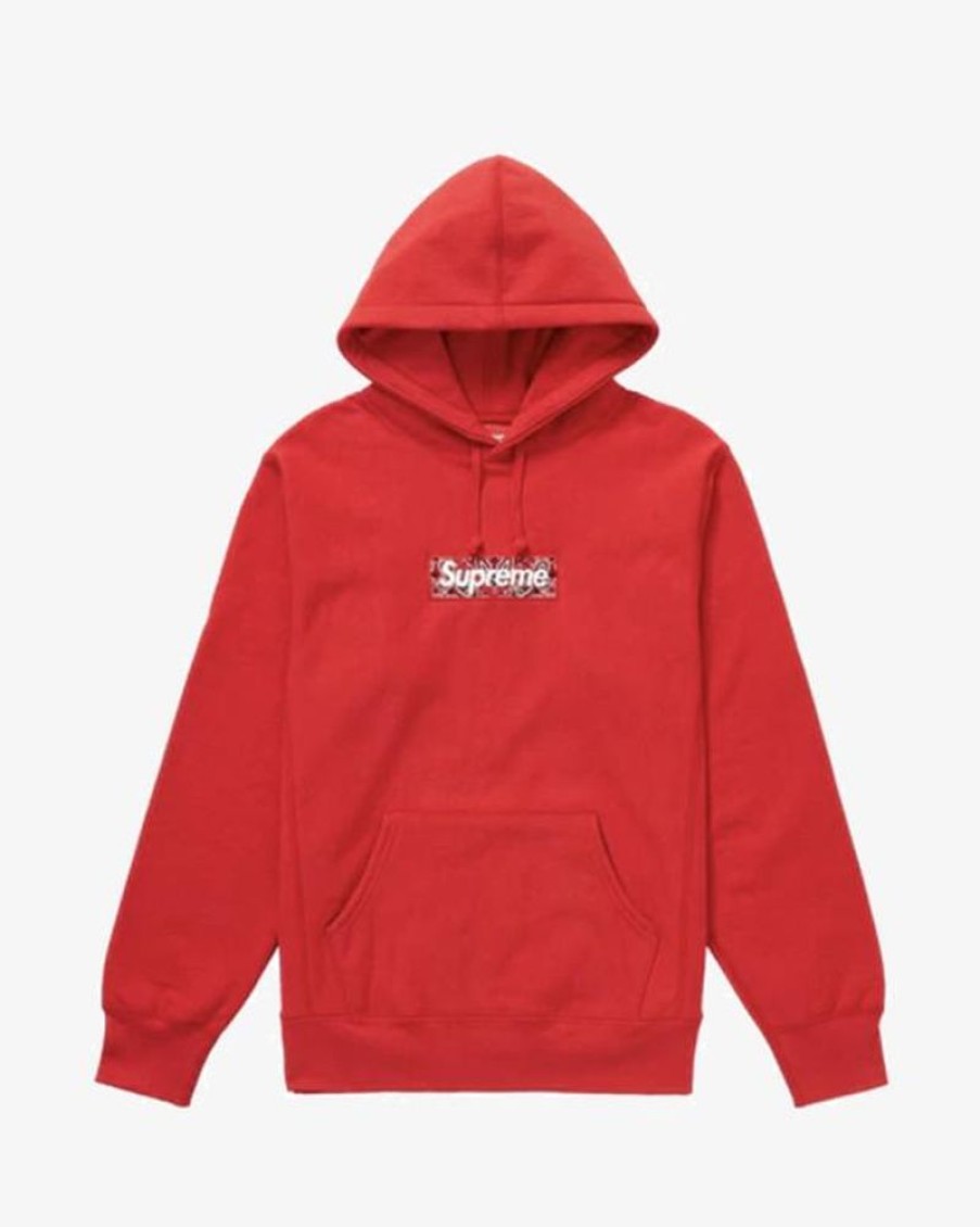 Secret Sneaker Store Online Supreme Fw19 Bandana Box Logo Hoodie Red - | Streetwear