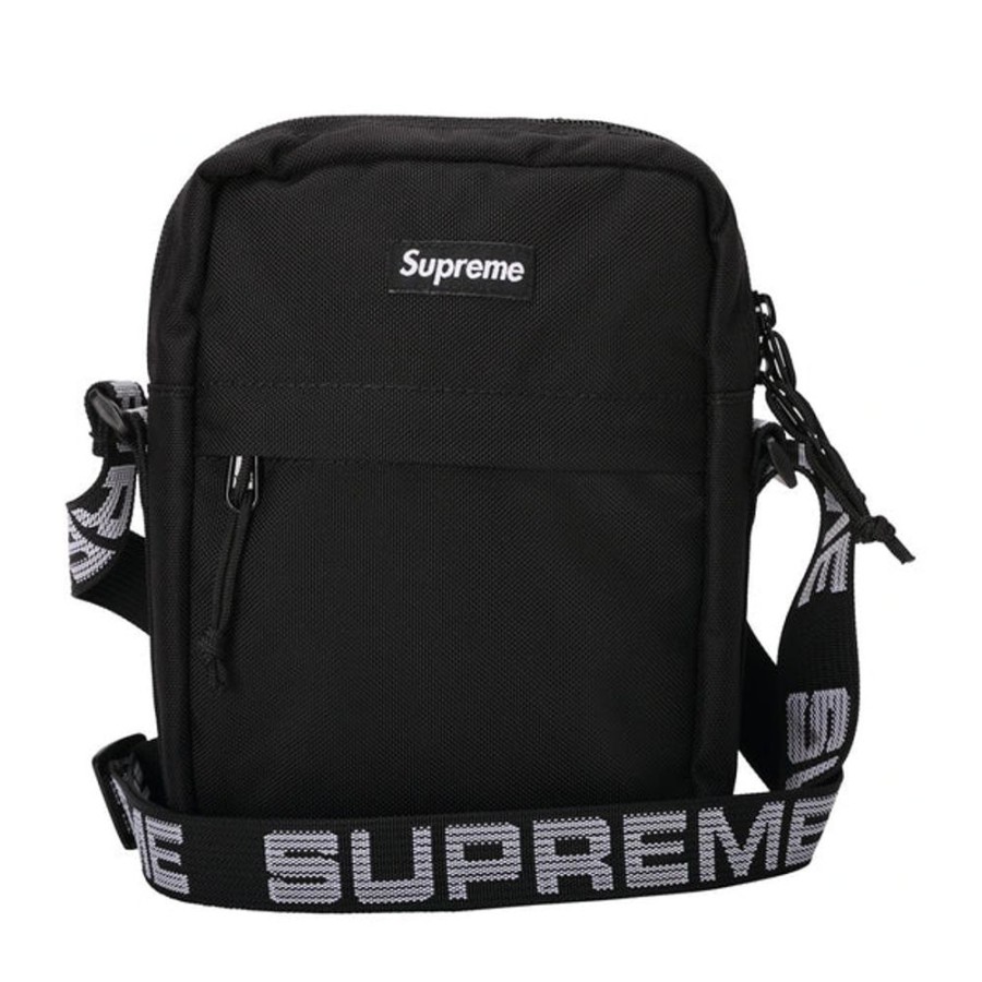Secret Sneaker Store Online Supreme Ss18 Black Shoulder Bag - | Bags