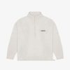 Secret Sneaker Store Online Fog Essentials Ss20 Oatmeal Polar Fleece Half Zip Pullover | Streetwear