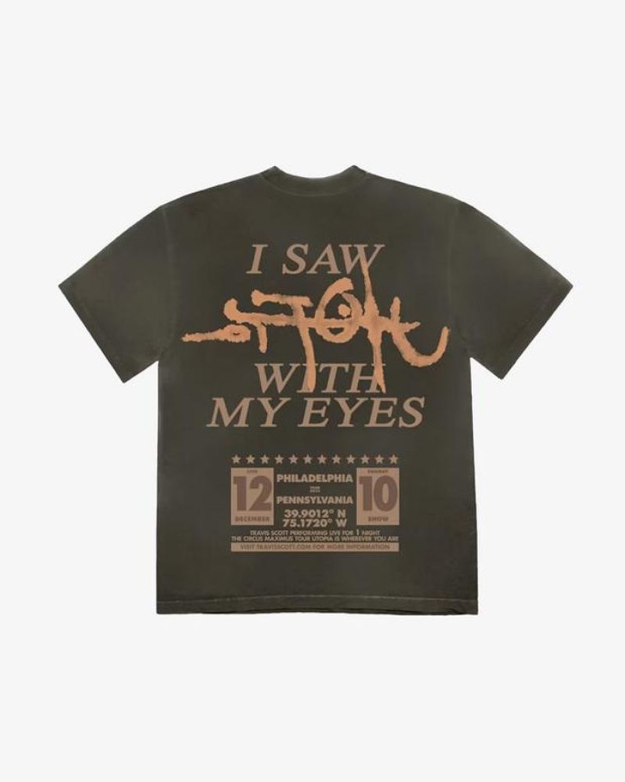 Secret Sneaker Store Online Travis Scott Utopia Is In Philadelphia Tee Multicolour | Streetwear