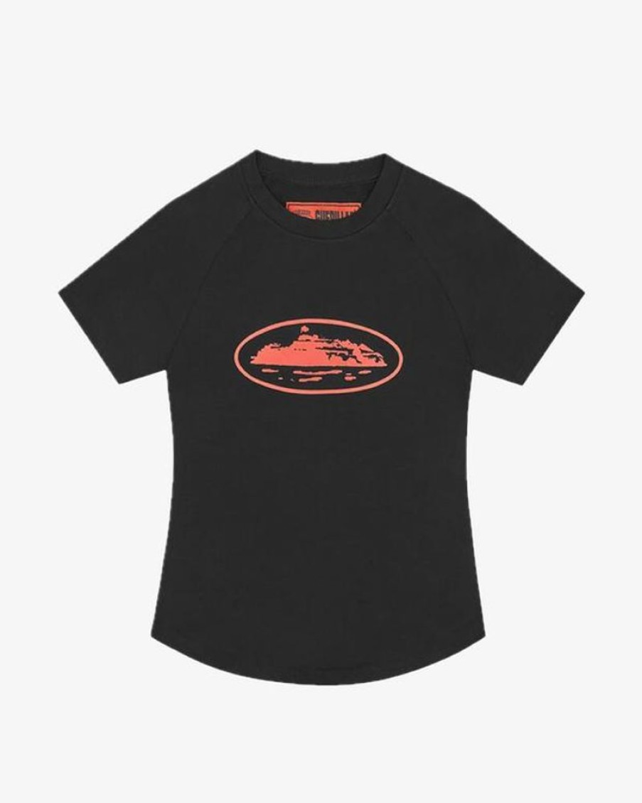 Secret Sneaker Store Online Corteiz Wmns Alcatraz Baby Top Black Red | Streetwear