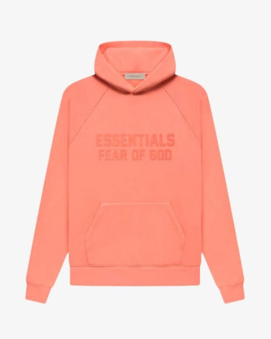 Secret Sneaker Store Online Fear Of God Fog Essentials Fw22 Hoodie Coral | Hoodies