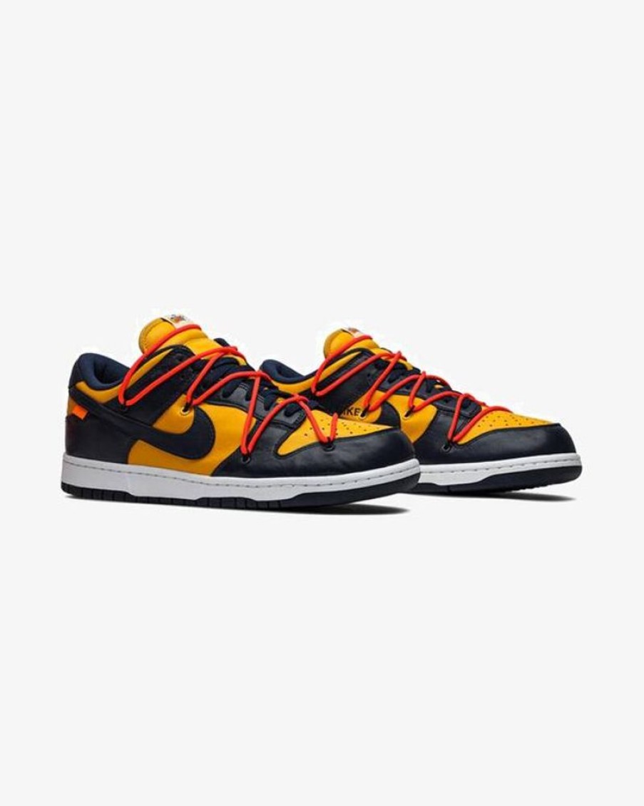 Secret Sneaker Store Online Nike X Off White Dunk Low Michigan Navy | Nike