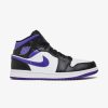 Secret Sneaker Store Online Nike Air Jordan1 Mid White Black Purple | Nike