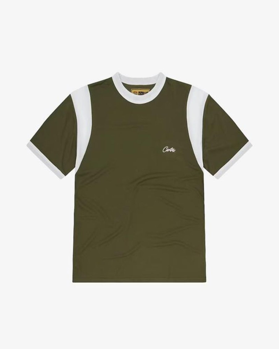 Secret Sneaker Store Online Corteiz Freshamn 18 Jersey Olive (New) | Streetwear