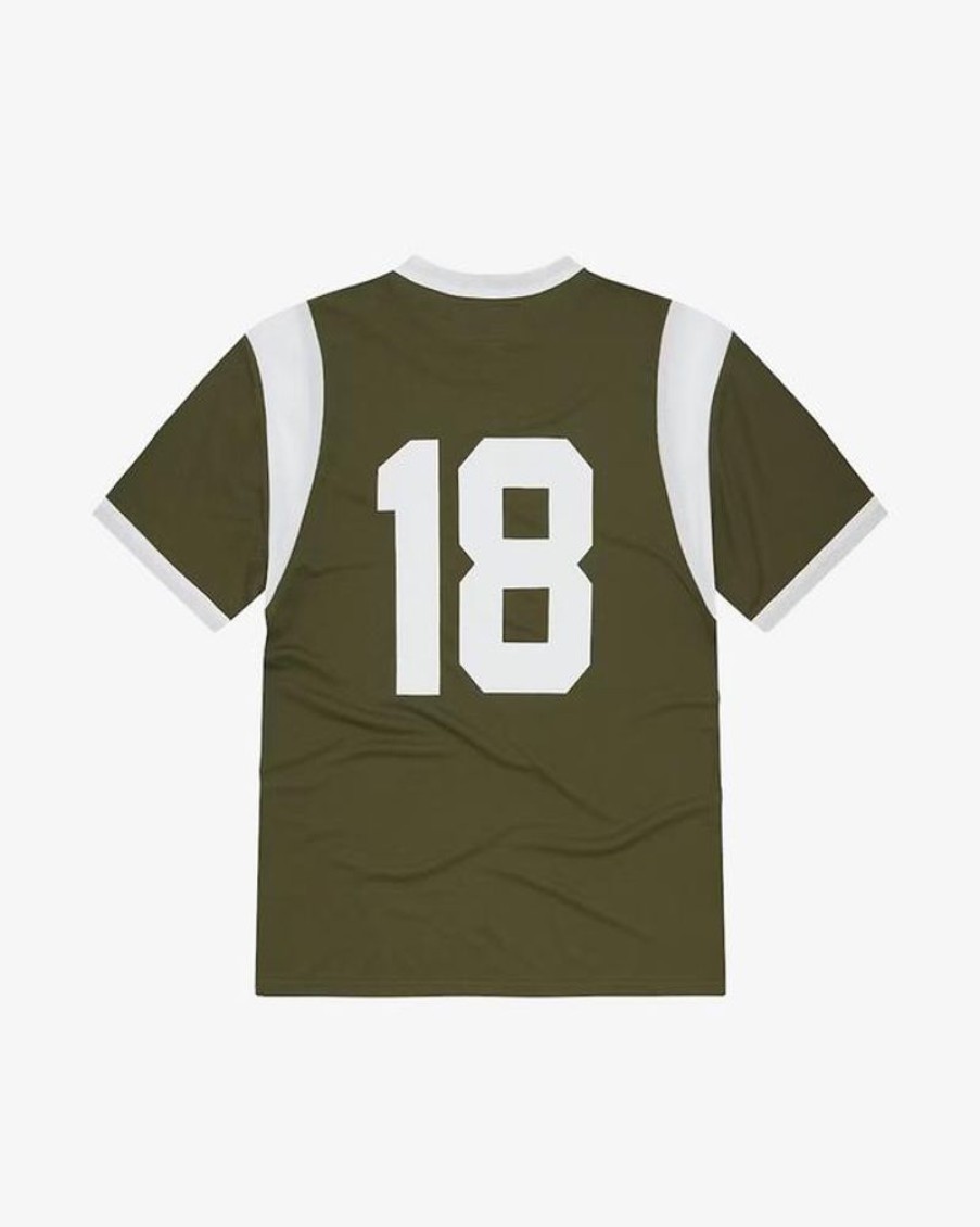 Secret Sneaker Store Online Corteiz Freshamn 18 Jersey Olive (New) | Streetwear