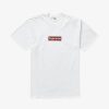 Secret Sneaker Store Online Supreme Ss19 Swarovski Box Logo White Tee - | Streetwear