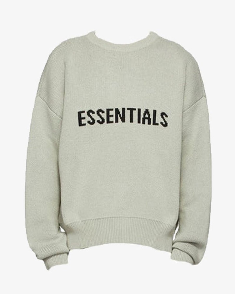 Secret Sneaker Store Online Fog Essentials Ss20 Knit Sweater Concrete | Streetwear